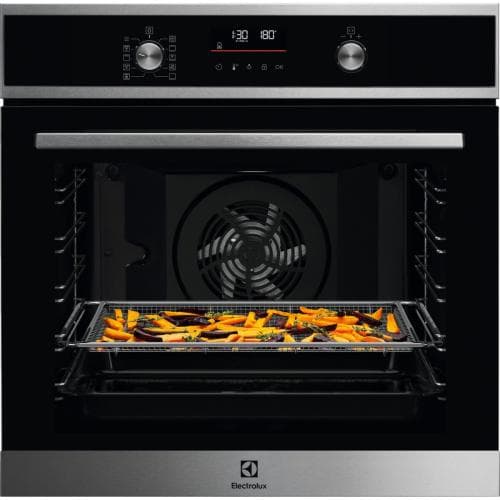 ELECTROLUX            72LITRE BUILT IN MULTIFUNCTION SINGLE OVEN - STAINLESS STEEL