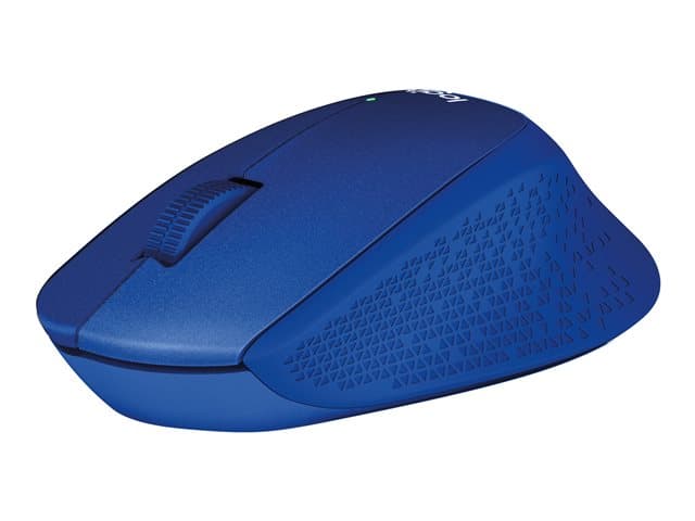 LOGITECH - M330 SILENT PLUS - mouse - 2.4 GHz - blue