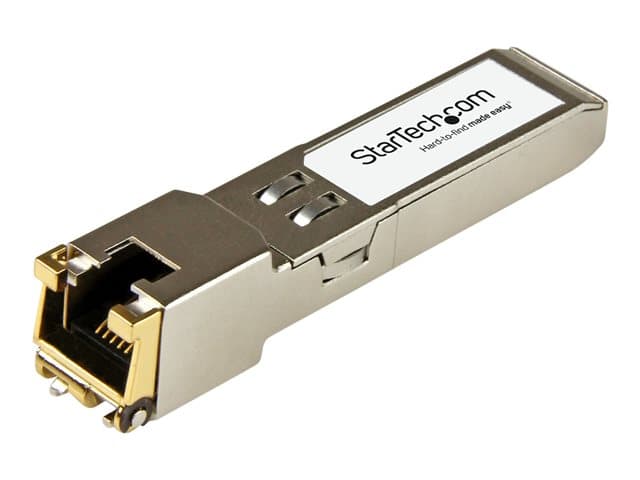 STARTECH.COM - Startech Arista Networks SFP-1G-T Compatible SFP Module, 1000BASE-T, SFP to RJ45 Cat6/Cat5e, 1GE Gigabit Ethernet SFP, RJ-45 (Copper) 100m, 1000Mbps Mini GBIC Transceiver SFP Module - Lifetime Warranty (AR-SFP-1G-T-ST) -