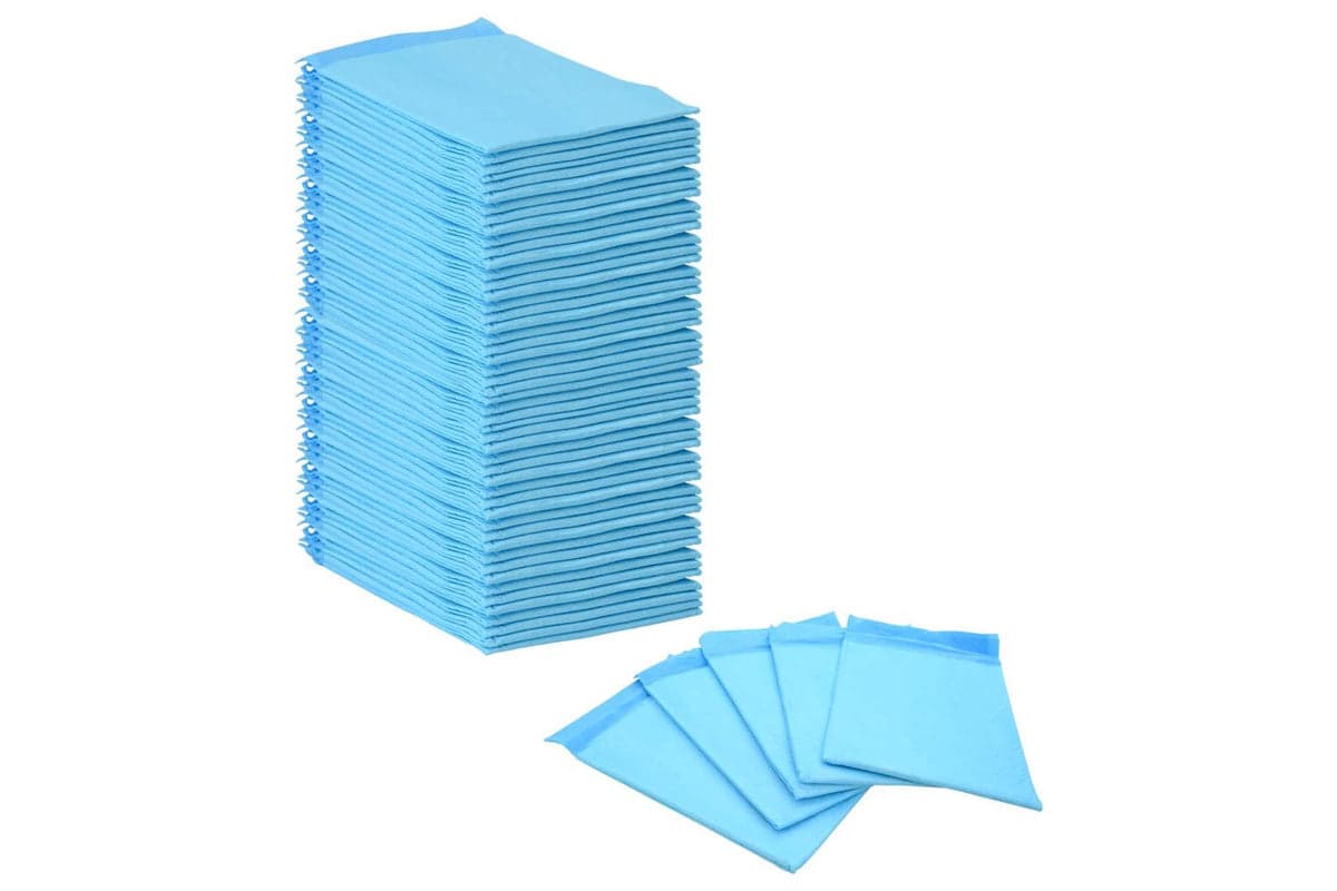 Vidaxl Pet Training Pad 50 Pcs Blue And White 60 X 60 Cm