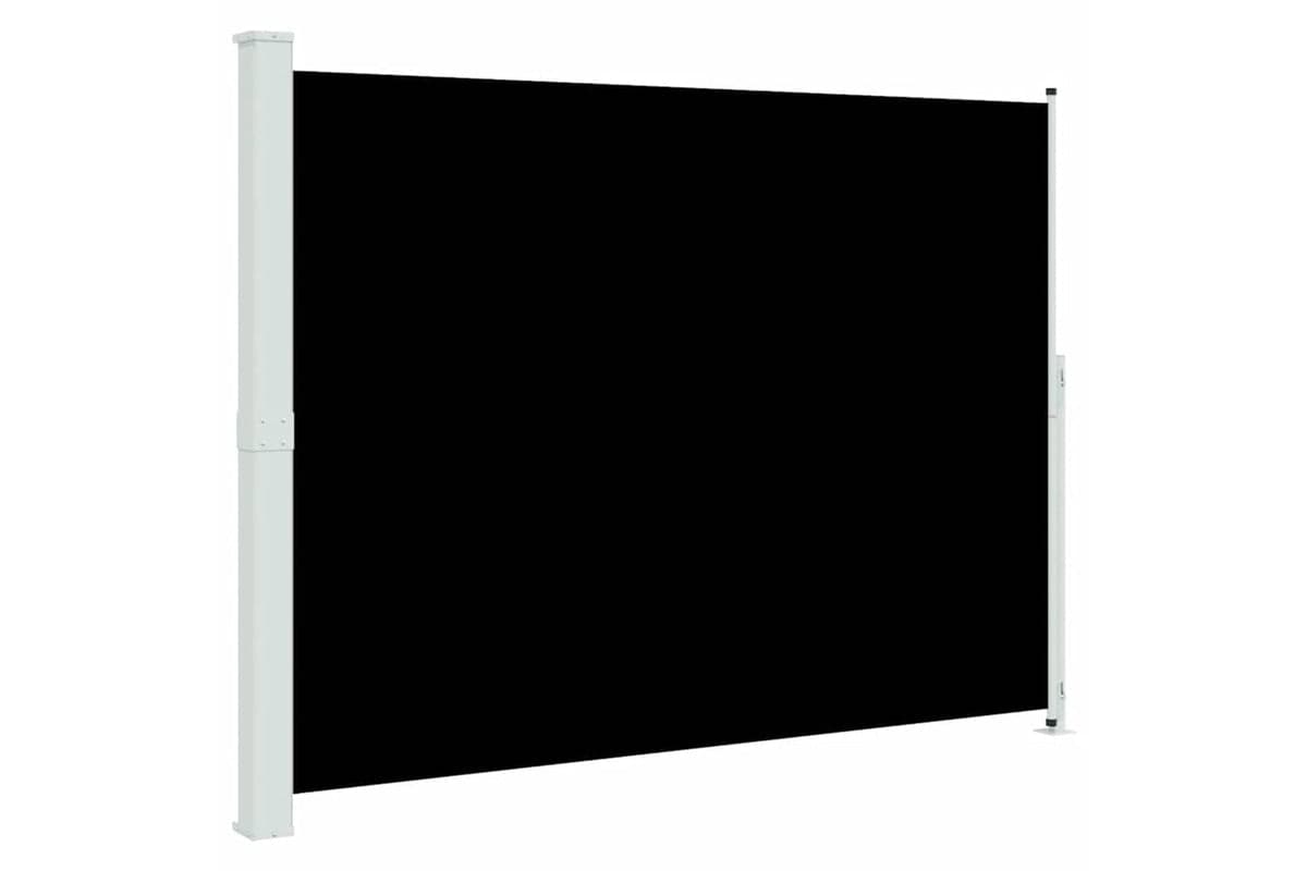vidaXL 313423 Patio Retractable Side Awning 220x300cm Black