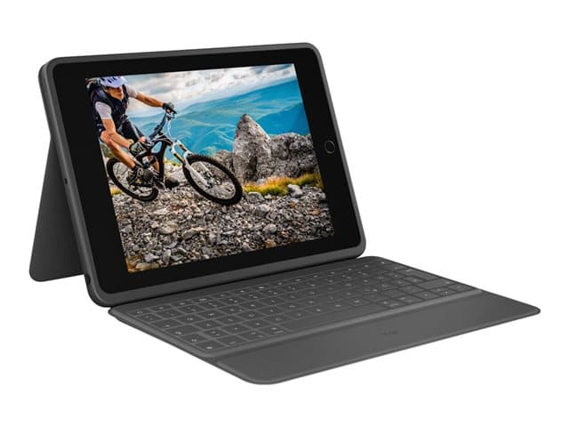 LOGITECH - and folio case - Apple Smart connector - QWERTY - UK - graphite - for Apple 10.9inch iPad Wi-Fi