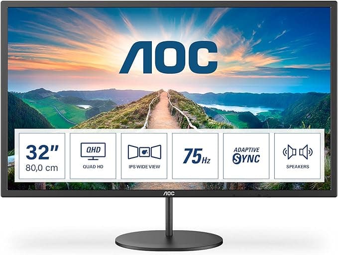 AOC Q32V4 32" Monitor IPS QHD 75Hz | Q32V4