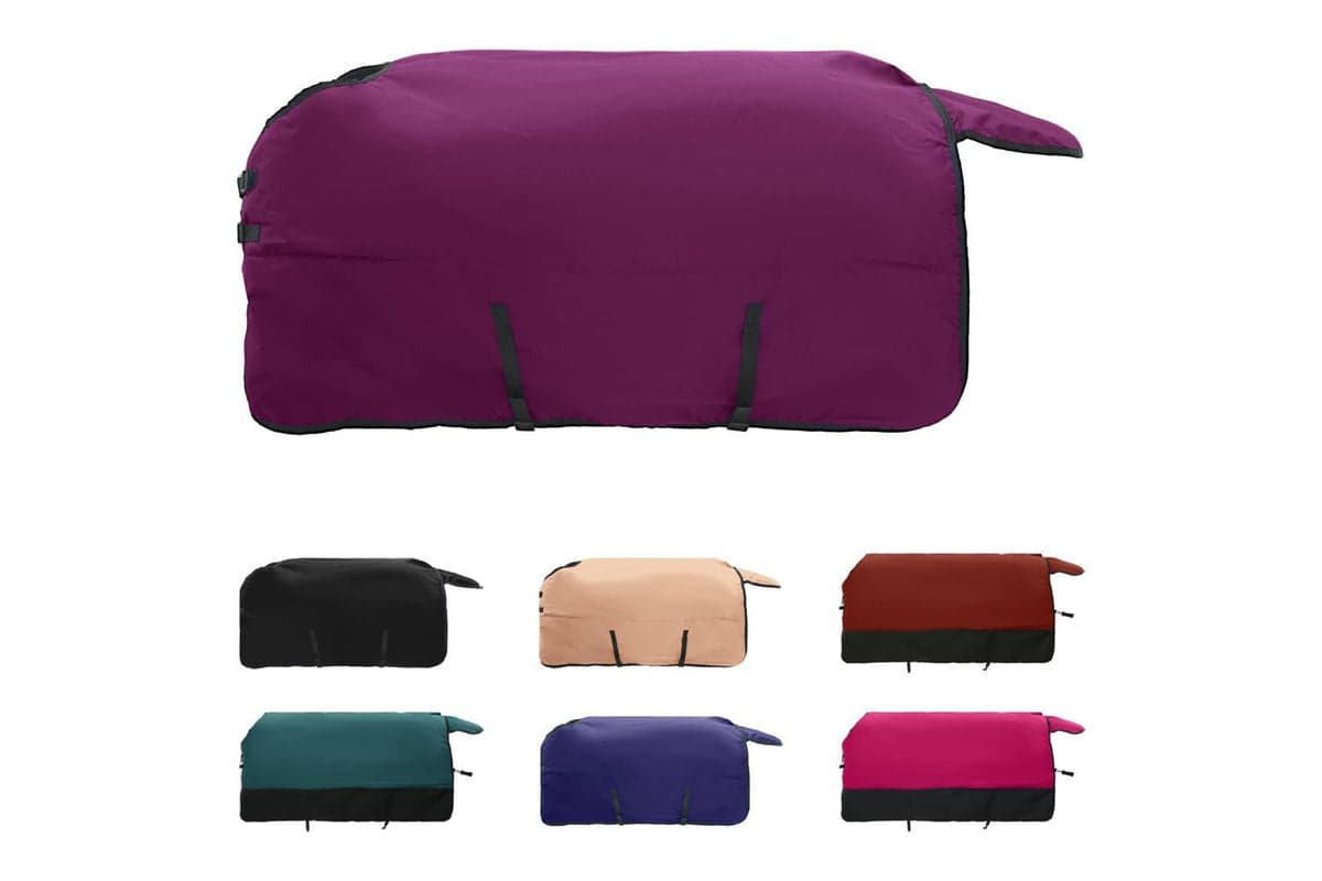 Vidaxl Horse Blanket Full Purple 145 Cm Polyester