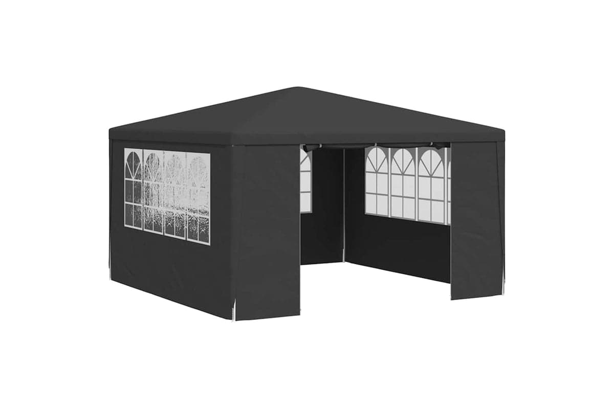 Vidaxl Professional Party Tent With Side Walls 4x4 M Anthracite 90 G/m²