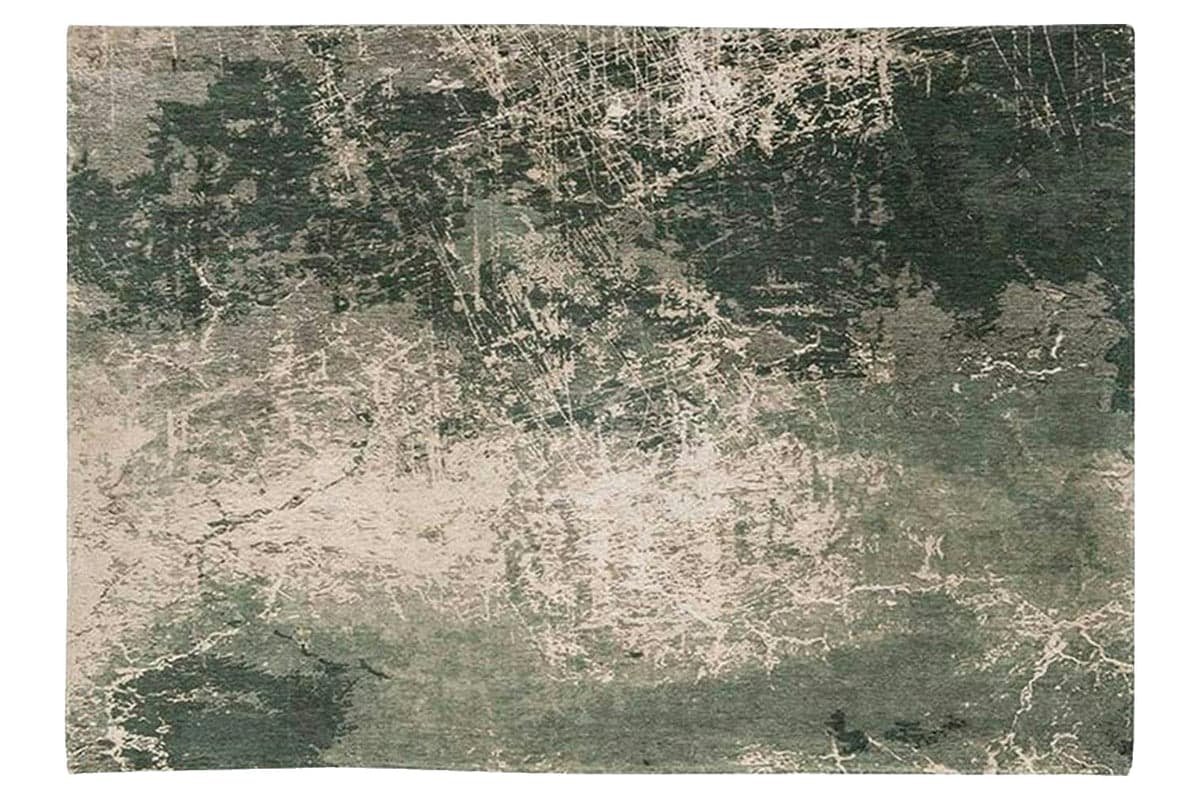 Louis De Poortere | Cracks Eco Rug | Green | 80 x 150 cm