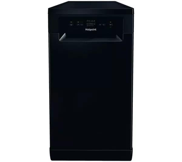 HOTPOINT HP2FD10CS90BUK Slimline Dishwasher - Black