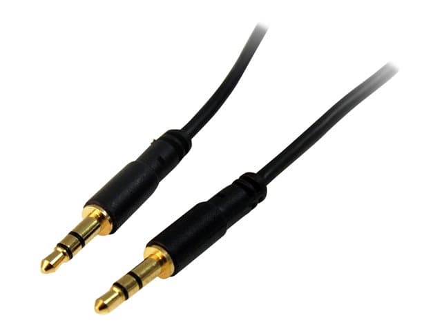STARTECH.COM - Startech 3.5mm Audio Cable - 3 ft - Slim - M / M - AUX Cable - Male to Male Audio Cable - AUX Cord - Headphone Cable - Auxiliary Cable (MU3MMS) - audio cable - 91 cm