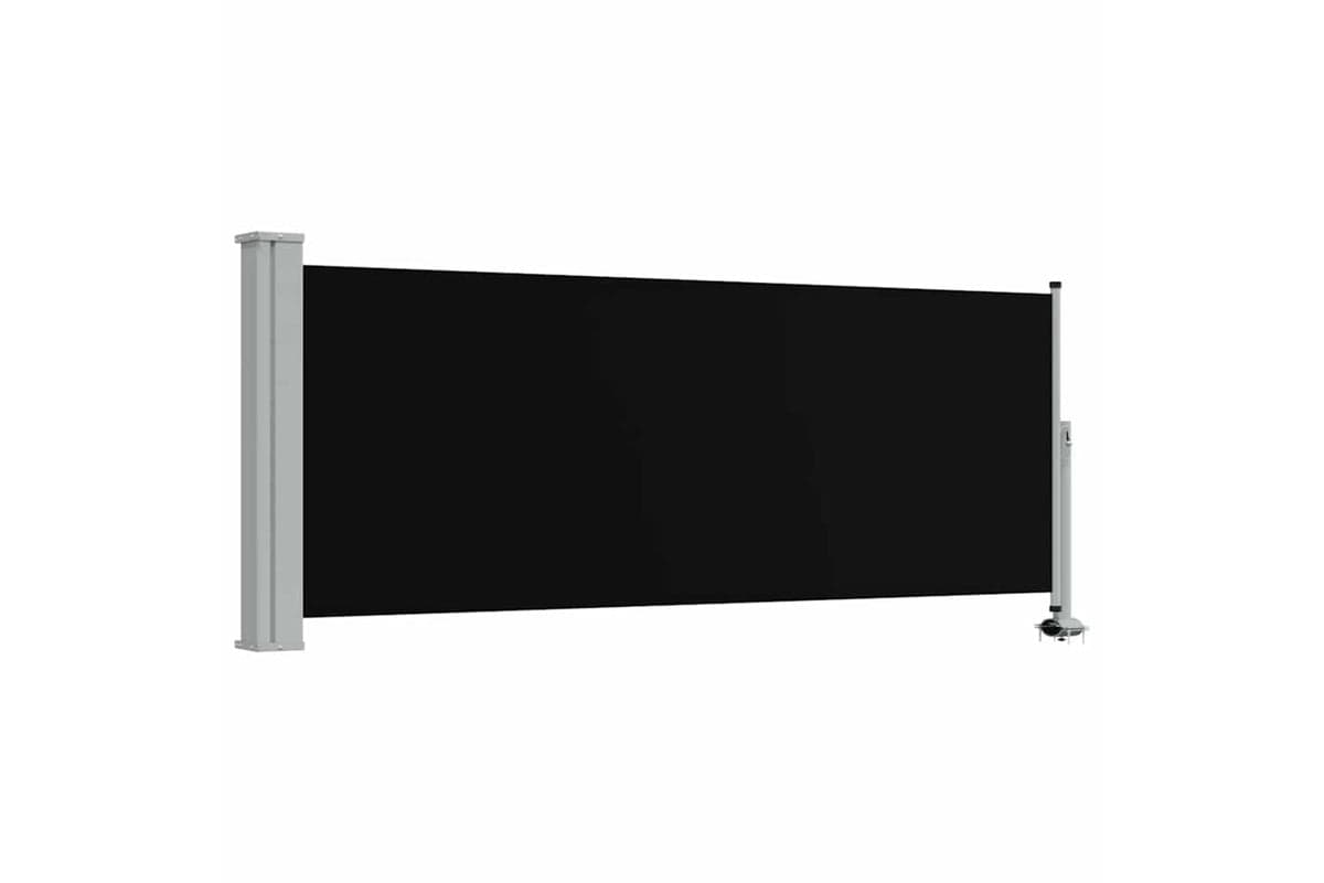 vidaXL 45184 Patio Retractable Side Awning 100 X 300cm Black