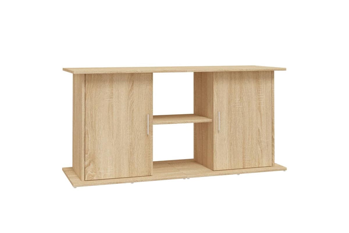 Vidaxl Aquarium Stand Sonoma Oak 121x41x58 Cm Engineered Wood
