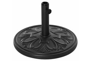 Outsunny Round Umbrella Stand | Black