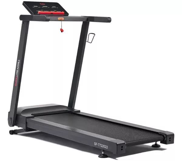SUNNY HEALTH Auto Incline Foldable Smart Bluetooth Treadmill - Black
