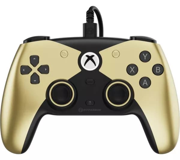 HYPERKIN Competitor Controller for Xbox One, Series X|S & PC - Gold & Black