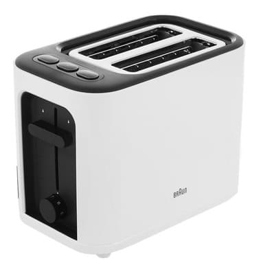 Braun Purease White 2 Slice Toaster | HT3000WH