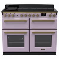 Rangemaster Estel Deluxe 110cm Induction Range Cooker - Heather with Brass Trim | ESDLB110EIPHTH/AB1