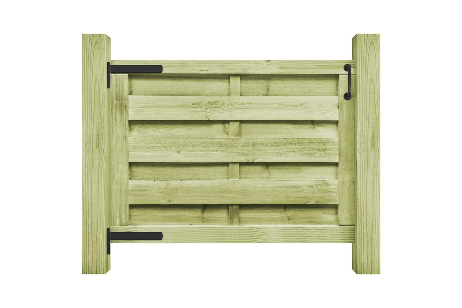 vidaXL 45314 Garden Gate Impregnated Pinewood 100x75cm Green
