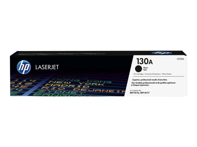 HP - 130A - black - original - LaserJet - toner cartridge (CF350A)