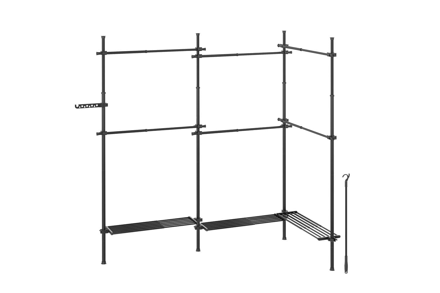Garment Rack | Clothes Storage | Steel | Adjustable Size