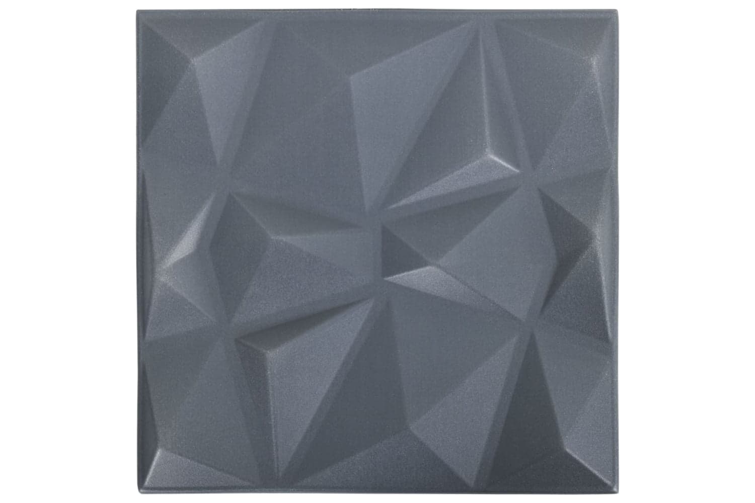 Vidaxl 3d Wall Panels 48 Pcs 50x50 Cm Diamond Grey 12 Sq M