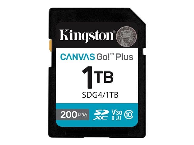 KINGSTON - Canvas Go! Plus - flash memory card - 1 TB - SDXC UHS-I