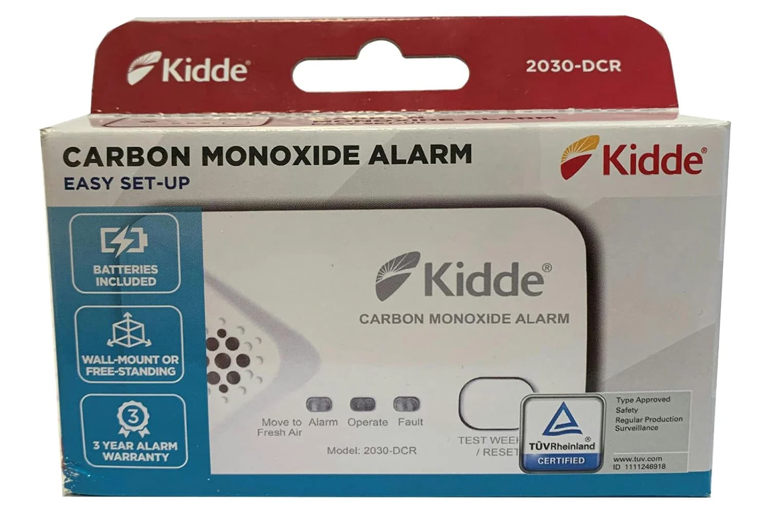 Kidde Carbon Monoxide Alarm