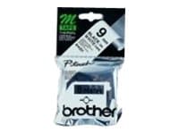 BROTHER - M-K221BZ - label tape - 1 cassette(s) - Roll (0.9 cm x 8 m)