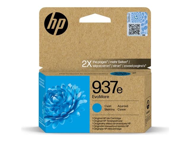 HP - 937e EvoMore - cyan - original - ink cartridge