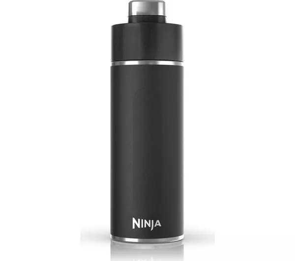 NINJA Thirsti Travel Water Bottle - Black, 700 ml