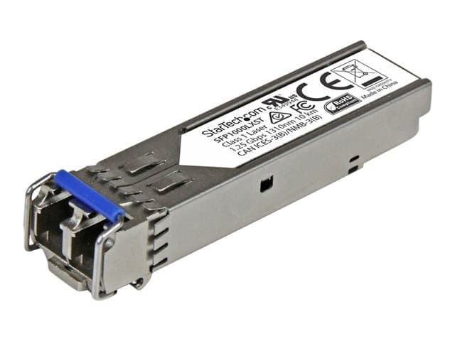 STARTECH.COM - Startech MSA Uncoded Compatible SFP Module, 1000BASE-LX, 1GbE Single Mode (SMF) Fiber Optic Transceiver, 1GE Gigabit Ethernet SFP, LC Connector, 10km, 1310nm, DDM, Mini GBIC Module - Lifetime Warranty (SFP1000LXST) - SFP
