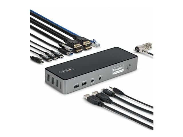 STARTECH.COM - Startech - docking station - USB-C - 2 x HDMI, 2 x DP, USB-C - 2.5GbE - TAA Compliant
