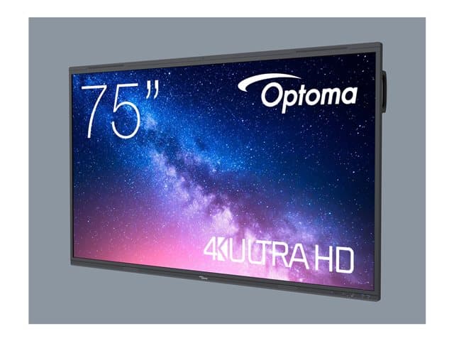 OPTOMA - Creative Touch 5753RK 5-Series - 75" LED-backlit LCD display - 4K - for interactive communication
