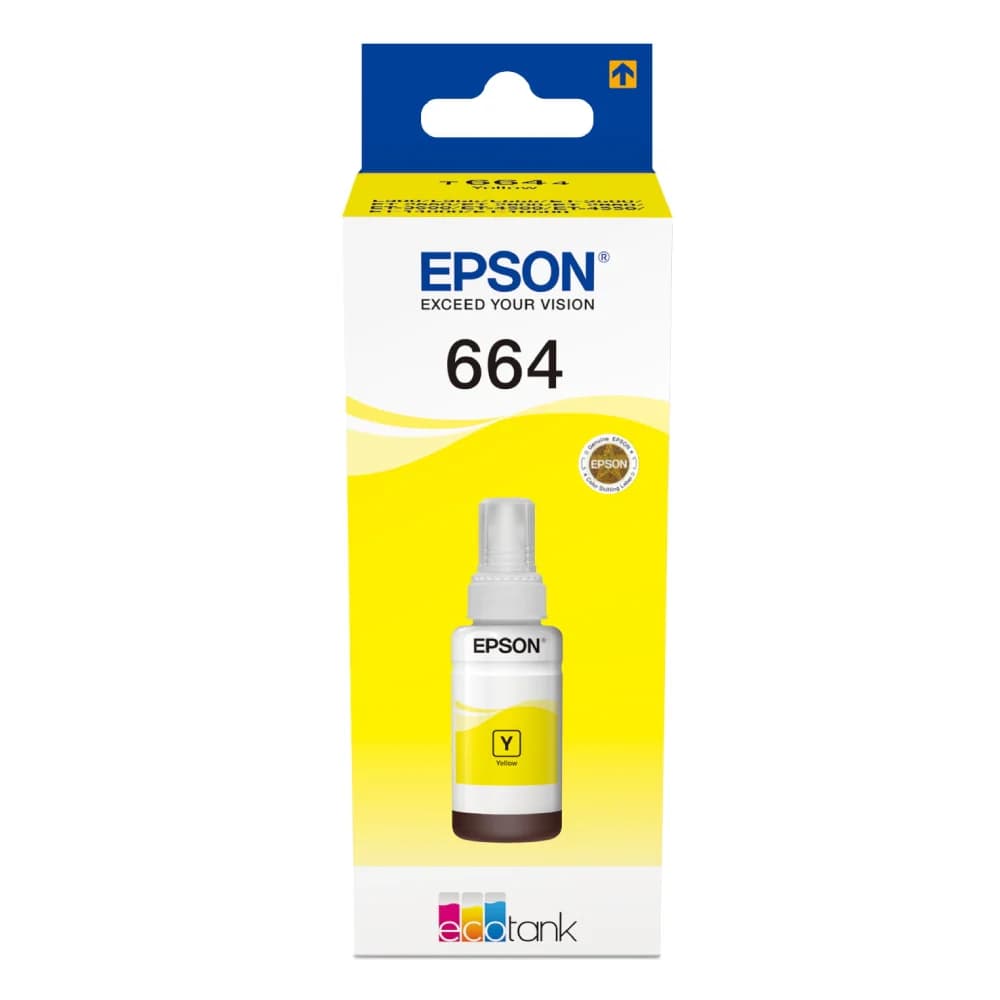 Epson T6644 70ml Original Ink Refill - Yellow | SEPS1179