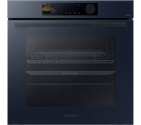 SAMSUNG Series 6 Bespoke Dual Cook NV7B6685AAN Electric Steam Smart Oven - Clean Navy