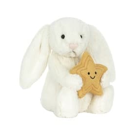 Cream Bunny With Star 31cm