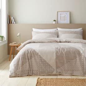 Larsson Geometric Duvet Cover Natural