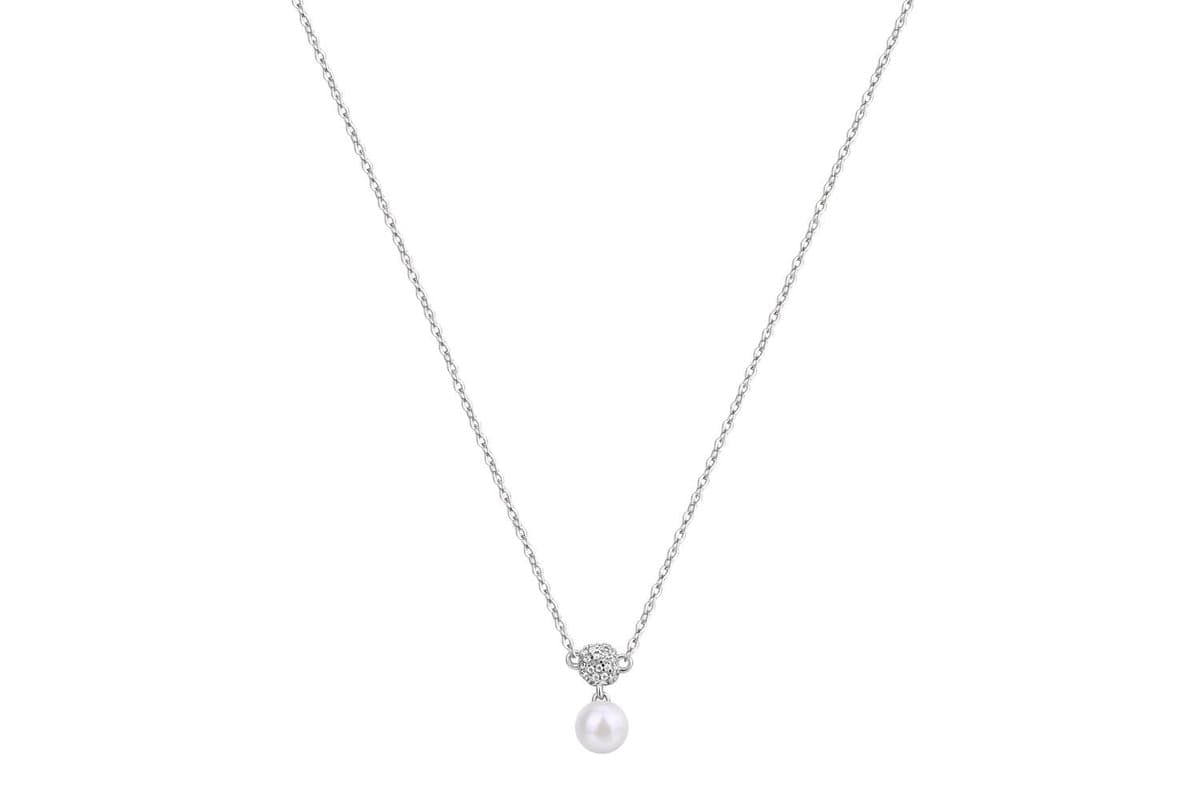Rosato Azzurra Sterling Silver Necklace: Statement Fashion Jewellery Pendant From Rosato