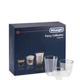Set of 6 Fancy Collection Coffee Glasses