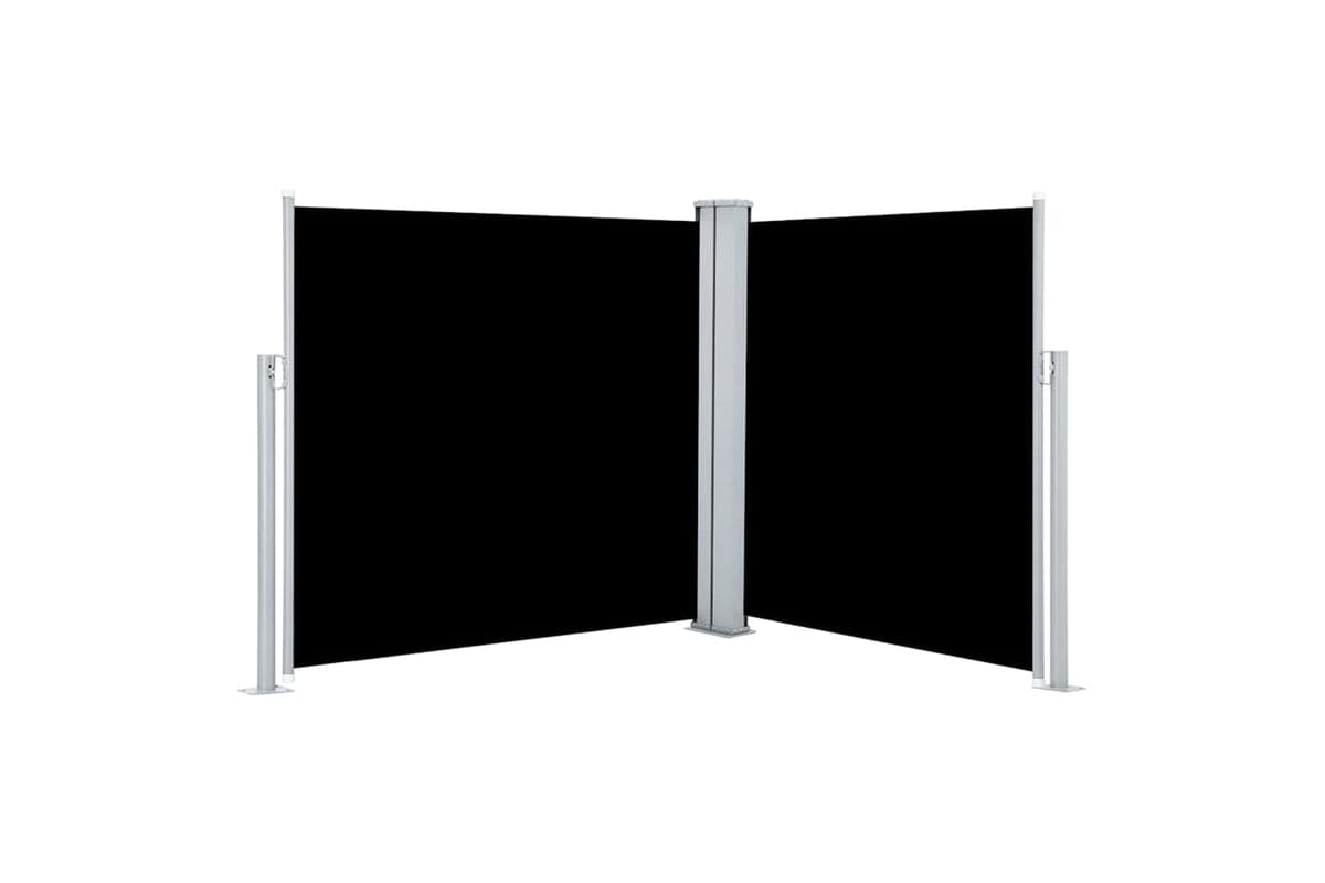 vidaXL 48448 Retractable Side Awning Black 120x600cm
