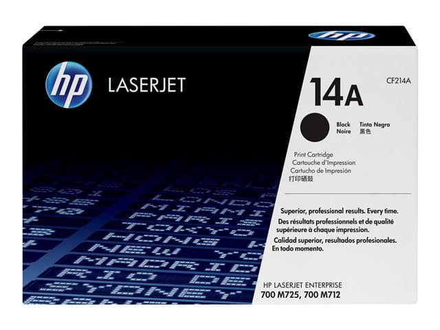 HP - 14A - black - original - LaserJet - toner cartridge (CF214A)