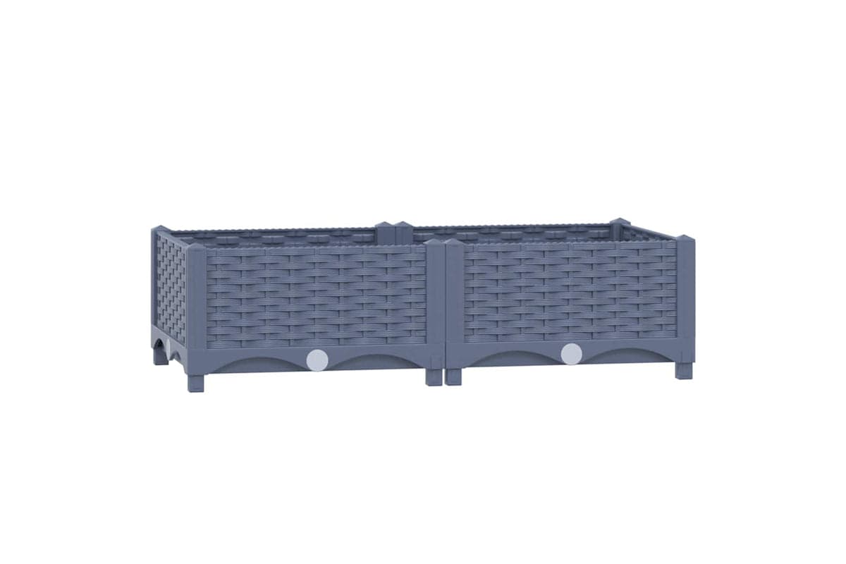 vidaXL Raised Bed 80x40x23cm Polypropylene