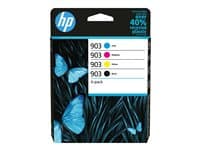 HP - 903 - 4-pack - black, yellow, cyan, magenta - original - ink cartridge