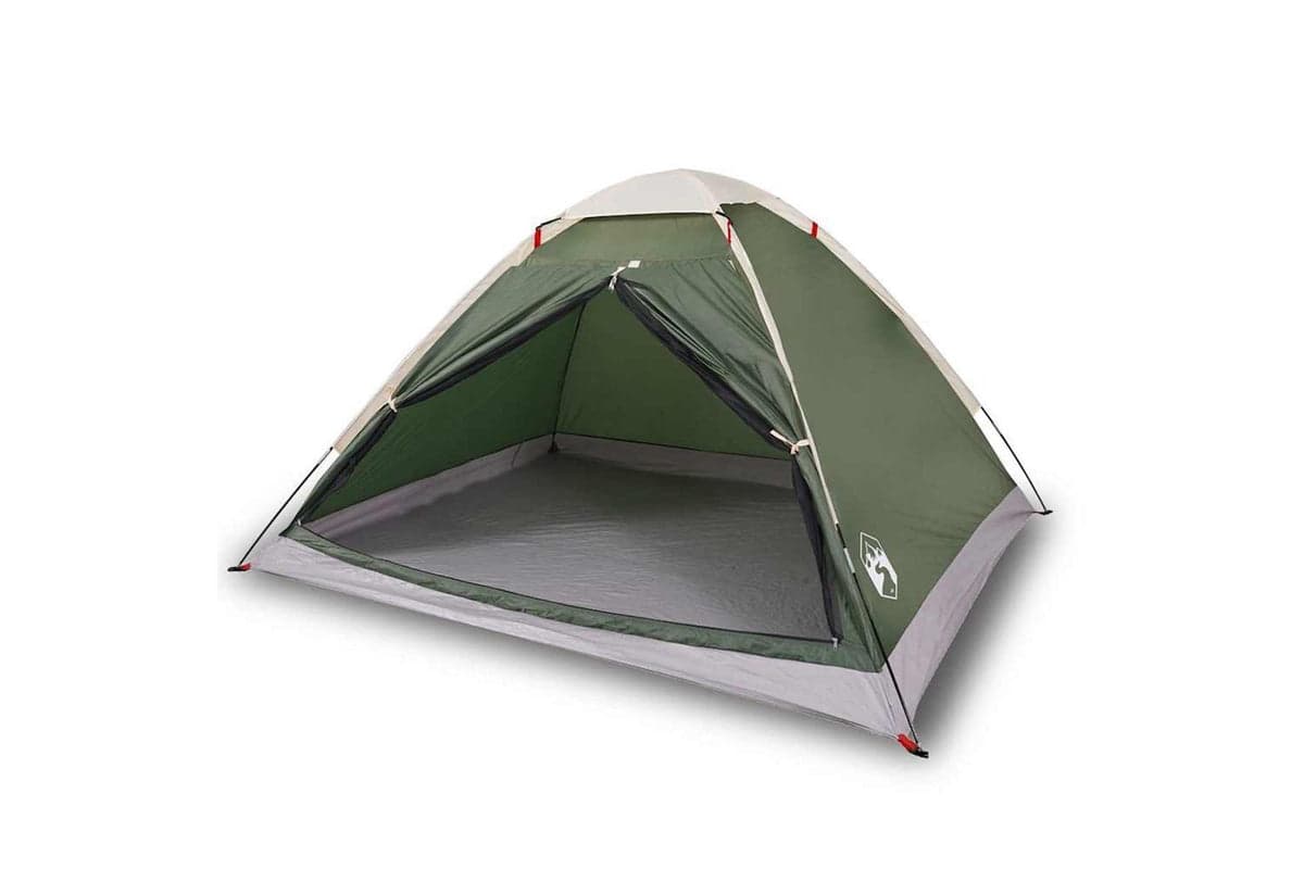 Vidaxl Camping Tent Dome 2-person Green Waterproof