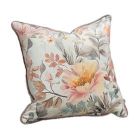 Velvet Floral Charm Cushion