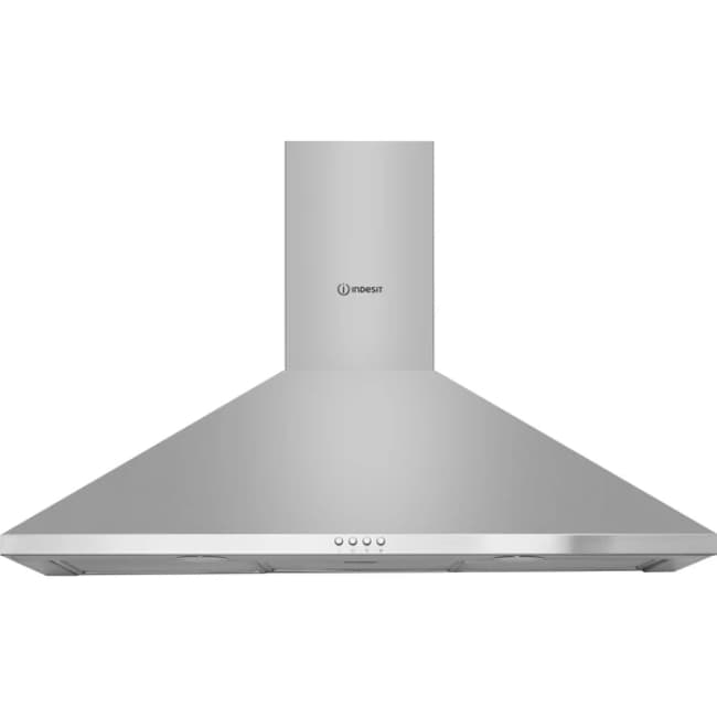 Indesit 90cm Pyramid Hood in Stainless Steel | IHPC 9.5 LM X