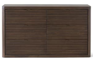 Brunswick Dresser | 6 Drawer | Deep Brown