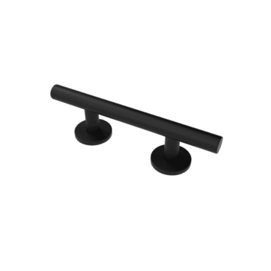Black Straight Grab Rail 355 x 32mm - Nymas