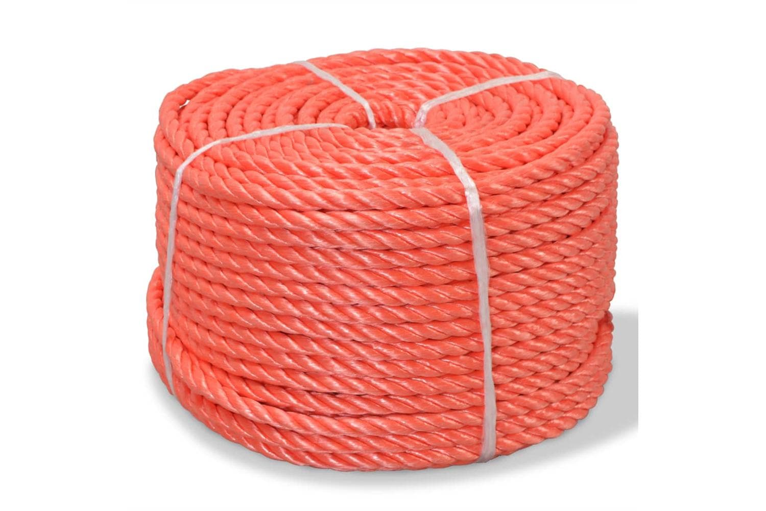 vidaXL 143836 Twisted Rope Polypropylene 12mm 250 M Orange