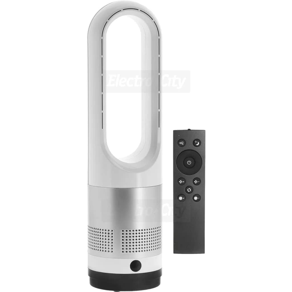 Powersonic 8 Speed Bladeless Tower Fan with Remote Control