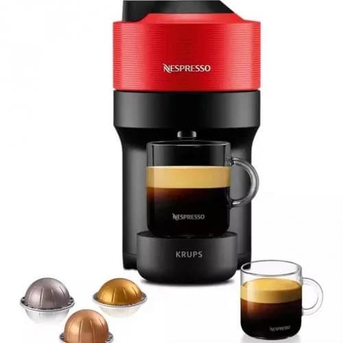 Krups Nespresso Vertuo Pop Pod Coffee Machine - Red | XN920540