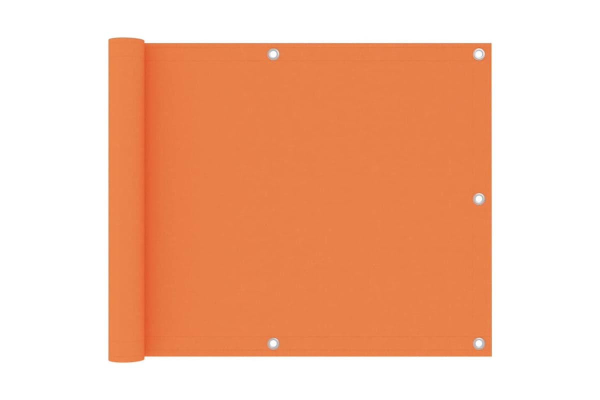vidaXL 135046 Balcony Screen Orange 75x500cm Oxford Fabric